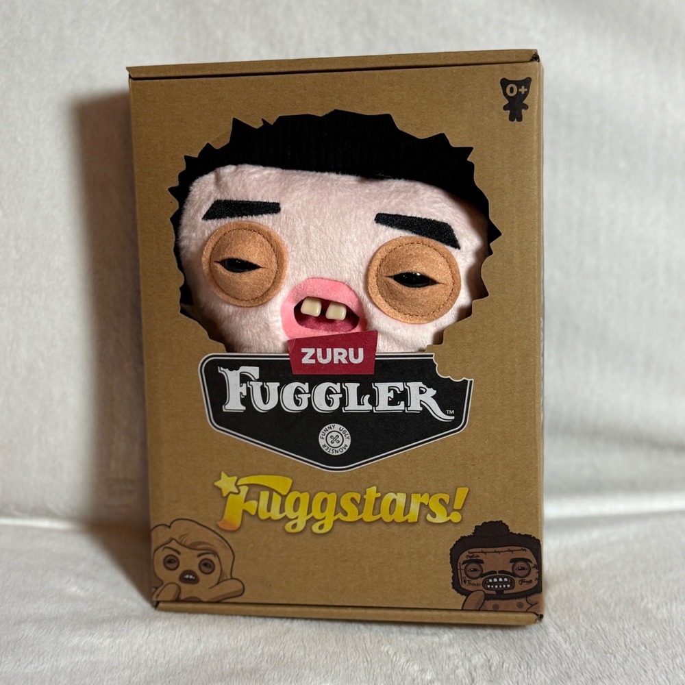 Fuggler Fuggstars Greazee Elvis 9-inch Plush Monster Figure - New in Box - Zuru